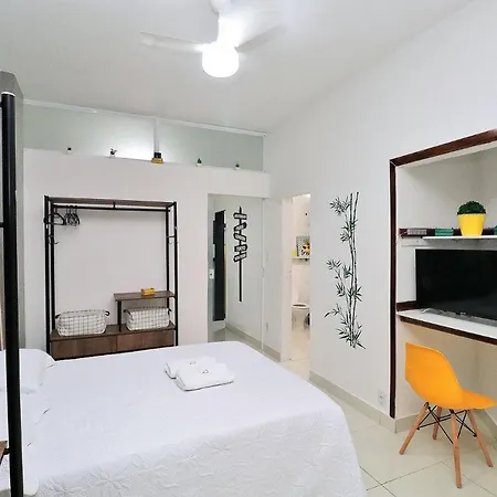 Studio silencioso, estiloso e com otima localização em Copacabana Rio de Janeiro Exterior foto