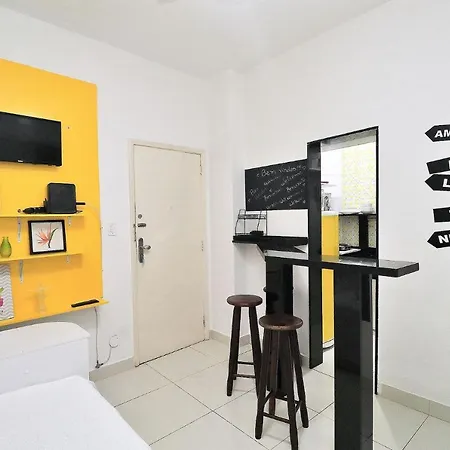 Studio silencioso, estiloso e com otima localização em Copacabana Rio de Janeiro Exterior foto