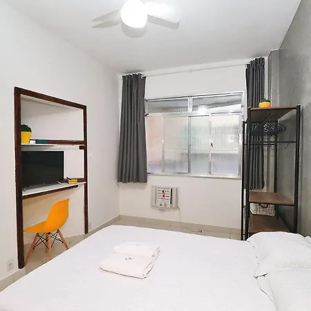 Studio silencioso, estiloso e com otima localização em Copacabana Rio de Janeiro Exterior foto