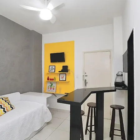 Studio silencioso, estiloso e com otima localização em Copacabana Rio de Janeiro Exterior foto